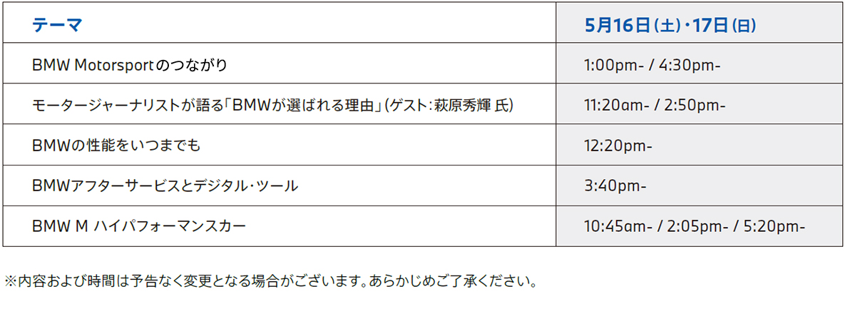 トークショーテーマ